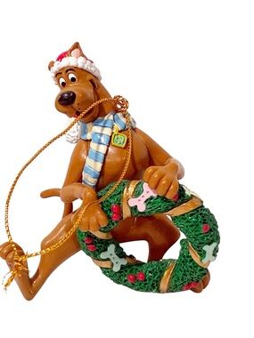 Scooby Doo Christmas Wreath Vintage 2004’Holiday Ornament
